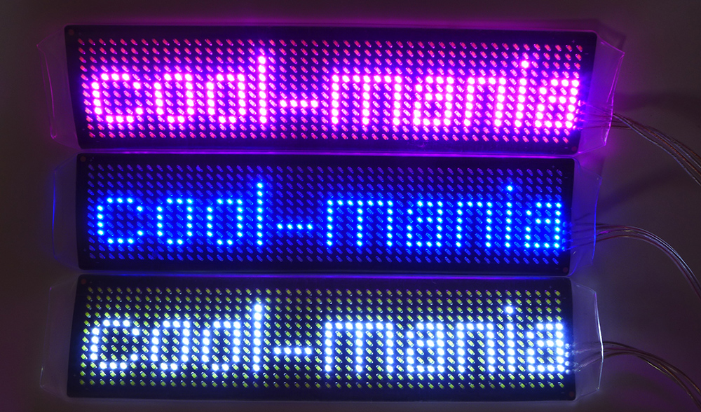 Stiall RGB LED le haghaidh t-léine LED