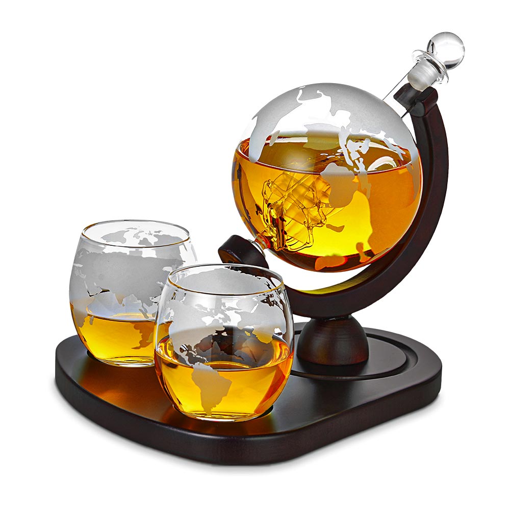 cruinneog fuisce decanters - whisky set glasses