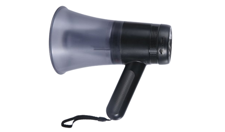 Mion-aimpliú gutha megaphone beag 30W